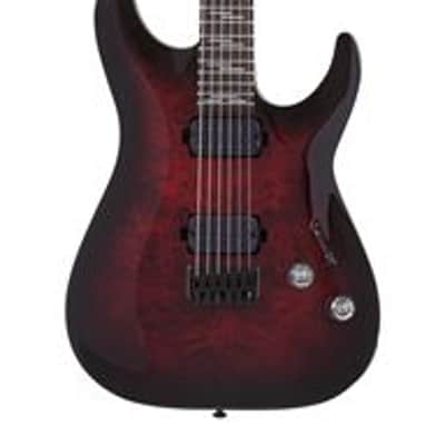 Schecter Omen Elite-6 Electric Guitar Black Cherry Burst image 1
