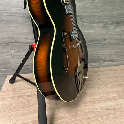RARE Epiphone Triumph 1938 Tobacco Burst Hollow Body Electric Guitar #2709 image 4