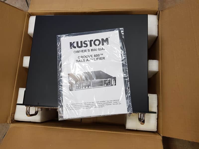 Kustom Groove 600HD 600-Watt Bass Amp Head NOS | Reverb