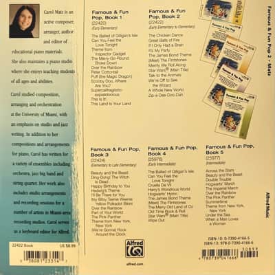 Alfred Famous & Fun Pop - Book 2 - 12 Appealing Piano Arrangements Bild 3
