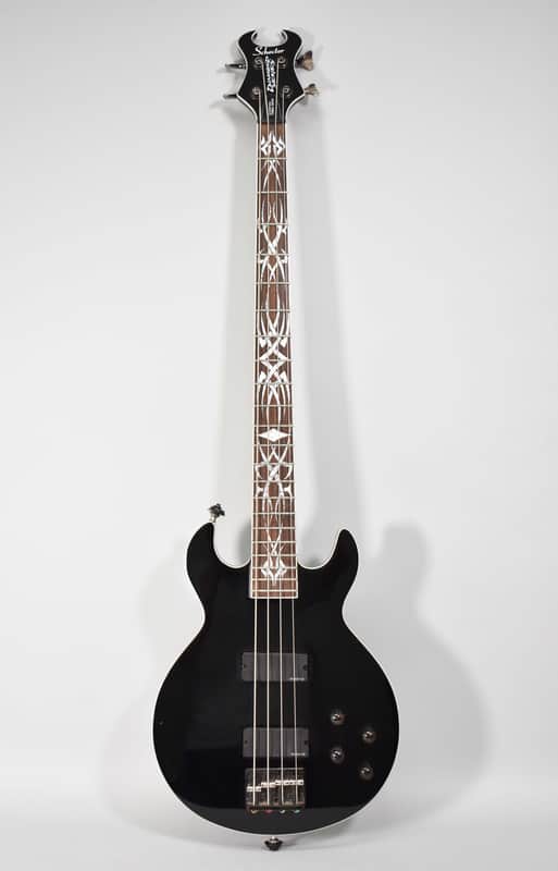 Schecter Diamond Series Scorpion Black Finish Electric Bass Guitar image 1
