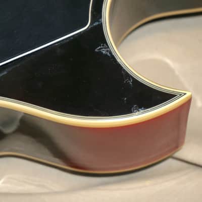 Glen Burton GE775 Chicago Hollow Body Archtop Jazz Guitar with Bigsby image 4