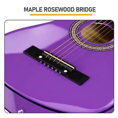 🎸Kids/Children/Junior/Travel 30 Inch Acoustic Guitar +Soft Case/Gig Bag +Tuner +Strap +Picks!🎸 image 4