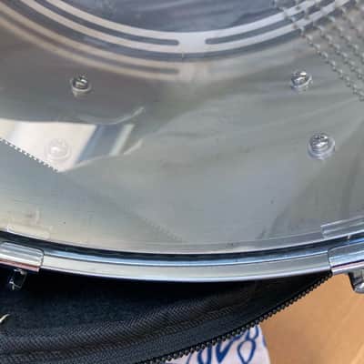Dunnett Classic Stainless Steel Soprano Snare Drum 5.5in x 12in "Tita"+Beato Bag image 9