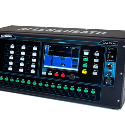 Allen & Heath QU-PAC Ultra-Compact Digital Mixer with Touchscreen 2018 - Present - Black image 1