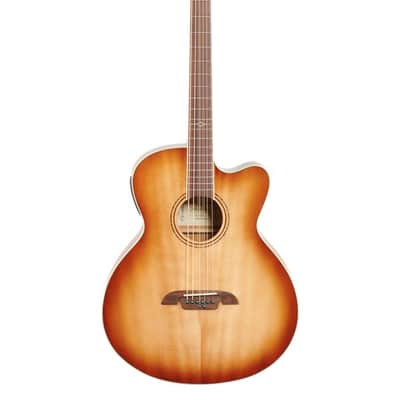 Alvarez ABT60CE8 Artist Baritone 8-String Acoustic Electric Guitar Shadowburst image 2