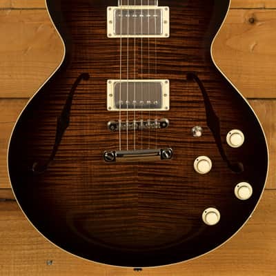 Collings I-35 Deluxe Semi-Hollow - Tiger Eye Sunburst (Premium Finish Upgrade) image 3