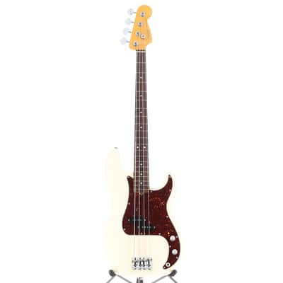 Fender Certified Pre-Owned American Professional II Precision Bass, Rosewood Fingerboard, Olympic White (K5) (29933) image 5