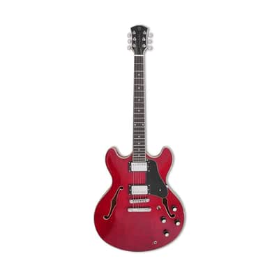 Sire H7 Larry Carlton Semi-Hollow - Ebony Fingerboard , See-Through Red image 4