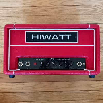 Hiwatt Hi-5 2-Channel 5-Watt Guitar Tube Amp Head 2019 - Present - RED image 1
