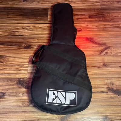 ESP TKL Guitar Gig Bag, Black w/ Burgundy Interior image 2