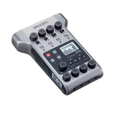 Zoom PodTrak P4 Portable Multitrack Podcast Recorder + 64GB Card + 4x Batteries + Cleaning Cloth image 3