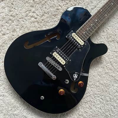 Black Custom Solid Guitar, Maple Neck, Rosewood Fingerboard Bild 1