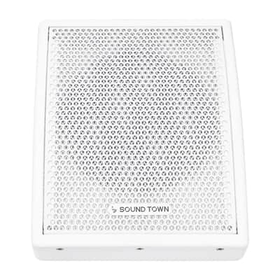CARME-U8MW | CARME Series 8" Coaxial Passive 2-way Professional PA DJ Stage Monitor Speaker, White with U Mounting Bracket image 2
