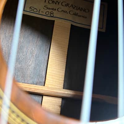 2008 Tony Graziano Tenor Ukulele #501 – Redwood / Rosewood – Pegheds-Style Tuners – HSC image 7