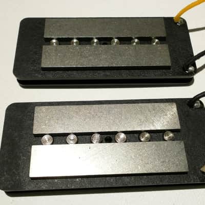 Jazzmaster HYBRID Guitar Pickups SET A5 P90 / Humbucker Hand Wound Fender FAT by Q pickups image 3