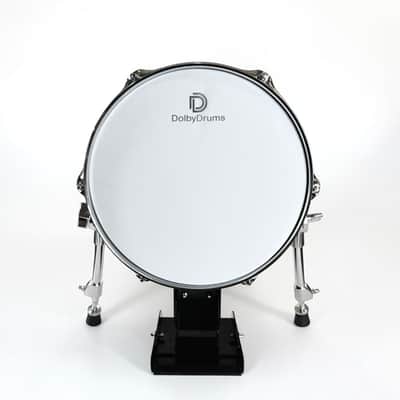 Dolby 12” Electronic Kick Drum w PEDAL Black Sparkle for Roland Alesis image 4