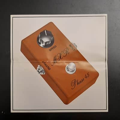 1970s - Boxed with Manual - Vintage MXR MX-105 Script Phase 45 1973 - 1975 - Orange image 22