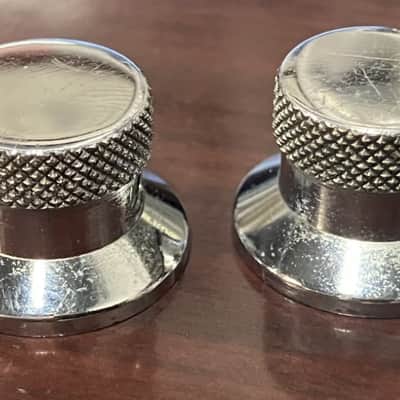 Vox- amp knobs, chrome, set of 4, VINTAGE image 1