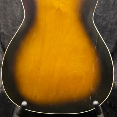 Vintage Fender Uni-Bar Reinforced Neck Acoustic | Made in USA | c.1959–1962 | Fresh Professional Setup image 10