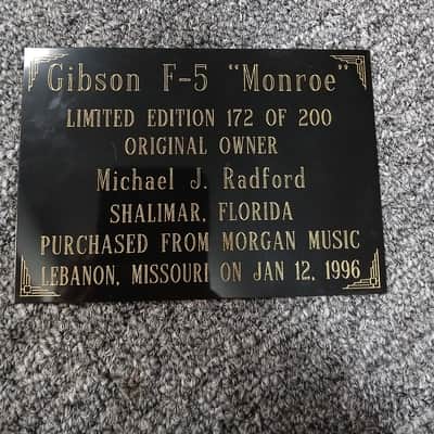 1994 Gibson F5 Bill Monroe Mandolin #172- Varnish Finish image 19