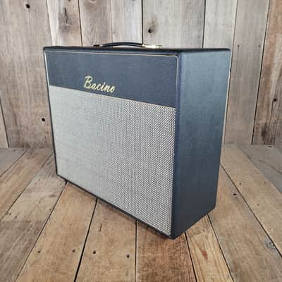 2002 Bacino Hand Wired 18W Marshall Combo Clone - Black image 4