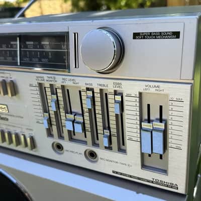 Toshiba RT-S 98 Rare Vintage Boombox Ghetto blaster Warranty Cassette Serviced image 13