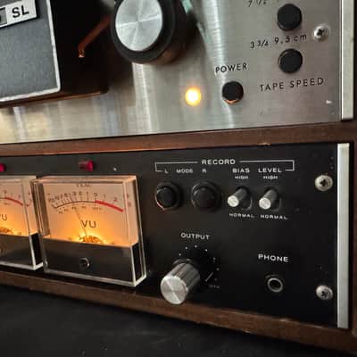 TEAC A-4010SL Stereo Reel to Reel Tape Recorder Tested Record/Play image 6