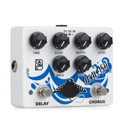 Caline DCP-03 Devilfish Chorus / Delay Guitar Effect Pedal image 2