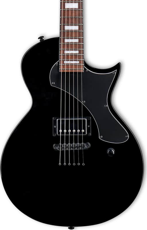 ESP LTD EC-201FT Electric Guitar, Roasted Jatoba Fingerboard, Black image 1