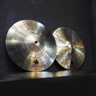 PAiSTe USED ​​Signature The Paiste Line Combo Crisp HiHat ''Rhythmatist'' pair [Top:940g/Bottom:1120g] image 3