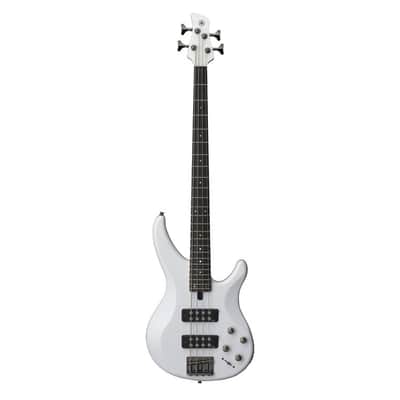 Yamaha RBX A2 A.I.R. Bass Guitar, 4-String, Aircraft Grey/White