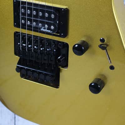 Jackson X Series Soloist SLX DX Solid Body Electric Guitar Gold Bullion Finish image 4