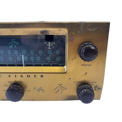 The Fisher Series Eighty Model 80-T AM/FM Tube Tuner Preamplifier (Untested - Sold AS IS) image 3