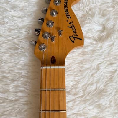 Fender FSR American Special Hand-Stained Stratocaster HSS 2013 - Satin Honey Burst image 8