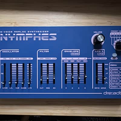 Dreadbox Nymphes 6-voice Desktop Analog Synthesizer 2021 - Present - Blue image 1