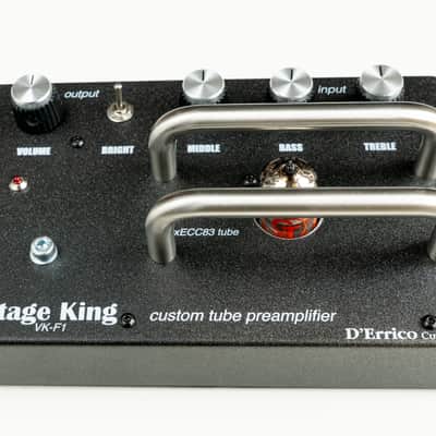 D'Errico Custom VK-F1 preamp (Alembic F2B) - Matte Black image 7