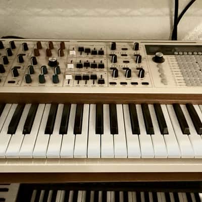 Arturia PolyBrute 12 61-Key Synthesizer 2024 - Present - White with Wood Sides image 1