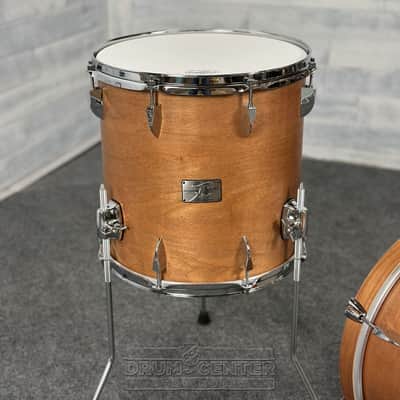Canopus Yaiba 3pc Bop Drum Set Antique Natural Matte Lacquer image 3