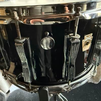 Ludwig Coliseum 14” x 8” Maple Snare Drum 1991 - Black image 8