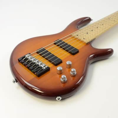 Carvin Icon IC6 6 String Bass Guitar - Sunburst Active Electronics IC-6 image 8