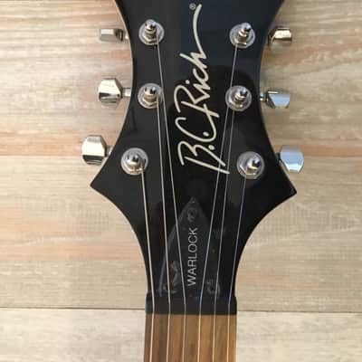 B.C. Rich WARLOCK BLACK/RED image 3