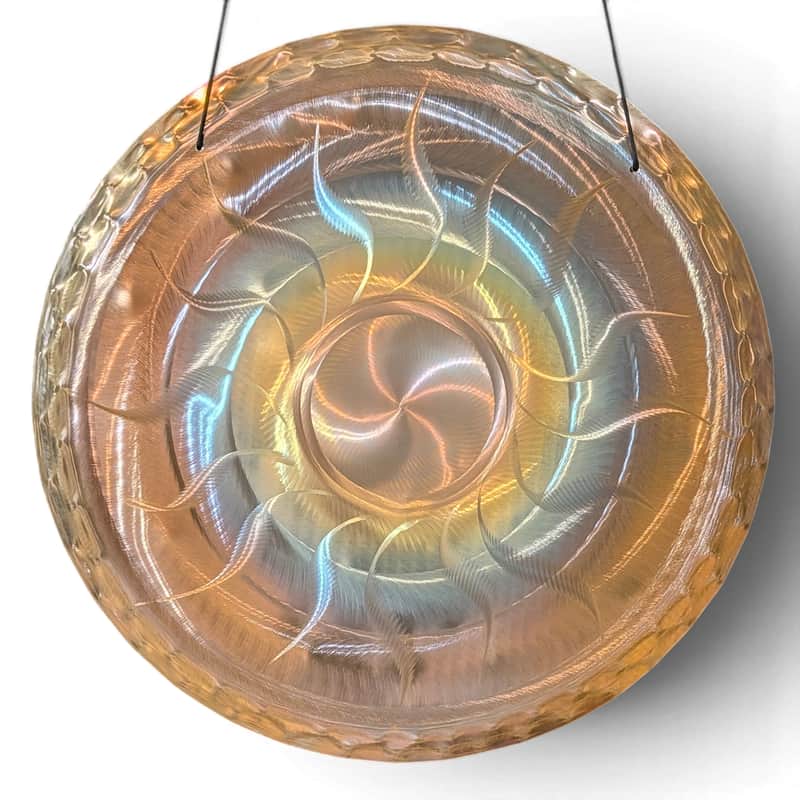 F#2+0 Grotta Sonora 24" Nickel Silver Gong image 1