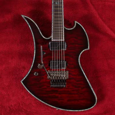 B.C. Rich Mockingbird Extreme Exotic with Floyd Rose Left Hand EXMGFRBCBLH 2020 Black Cherry Burst image 1