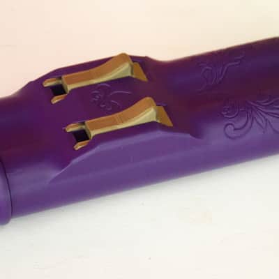 BaFlute F# Medium Low Tone Drone Flute, 432hz Double Chamber Drone Flute, Native American Style Flute, Purple image 11