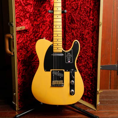 Fender American Ultra Luxe Vintage '50s Telecaster Butterscotch Blonde image 2