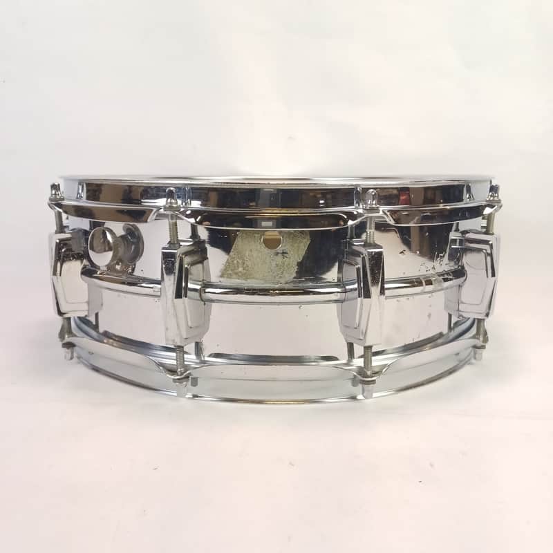 Ludwig Supraphonic 5x14"Snare Drum Vintage70s Muffler -Blue/Olive Badge Aluminum image 1