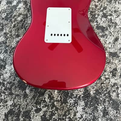 Fender Cyclone Deluxe Series 1999 MIM Candy Apple Red Rosewood Fretboard Guitar image 16