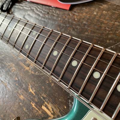 Fender Japan Limited Edition Jaguar FSR Sherwood Green USA Pickups, Alder Body Rosewood Board MIJ image 11