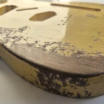 MJT Official Custom Vintage Aged Nitro Guitar Body Mark Jenny VTT Butterscotch image 7